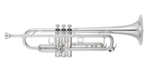 Yamaha - YTR-8335LA Custom Series Wayne Bergeron Signature Bb Trumpet with Case - Silver-Plated