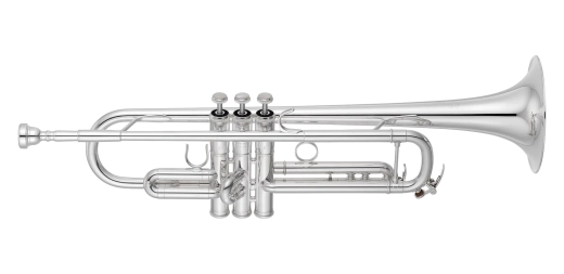 Yamaha - YTR-8335LA Custom Series Wayne Bergeron Signature Bb Trumpet with Case - Silver-Plated