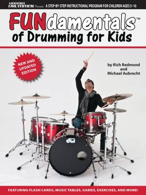 Hal Leonard - Modern Drummer Presents FUNdamentals of Drumming for Kids - Redmond/Aubrecht - Drum Set - Book/Video Online