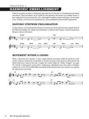 How to Play Solo Jazz Piano - Valerio - Piano - Book/Audio Online