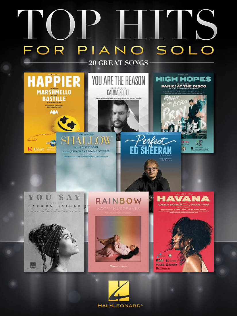 Top Hits for Piano Solo: 20 Great Songs - Piano - Book