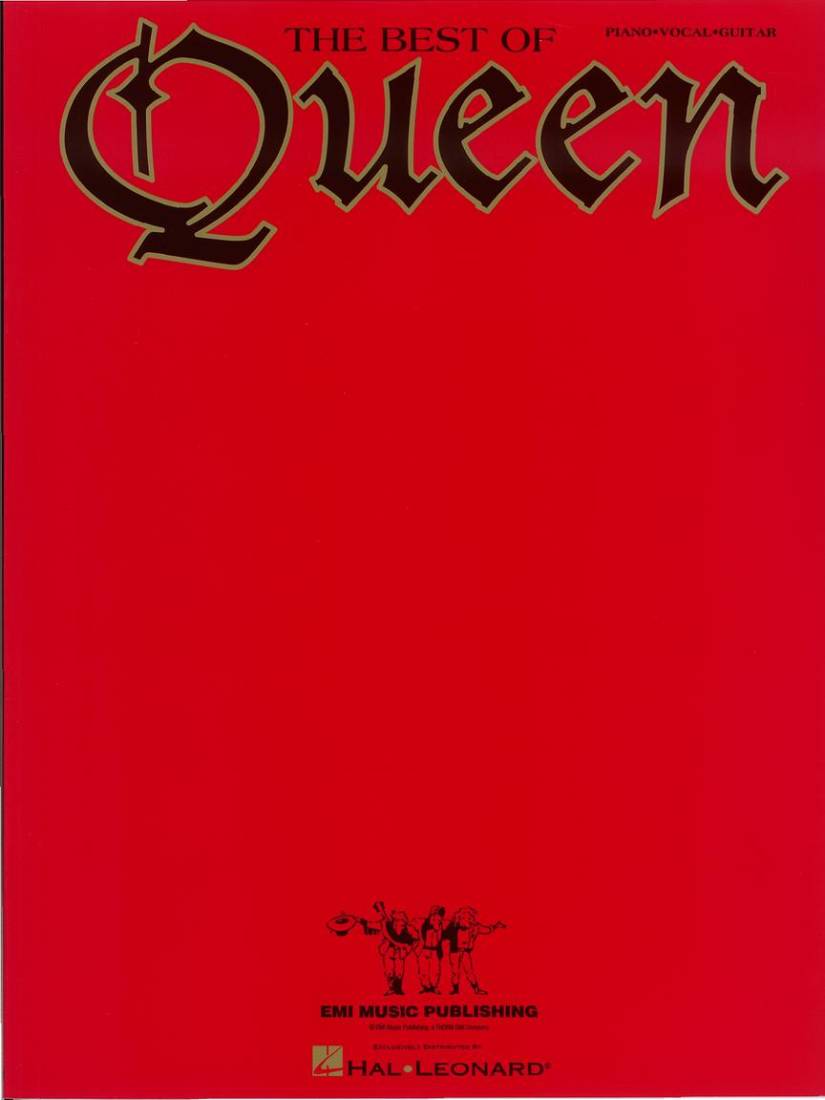 Best Of Queen - Piano/Vocal/Guitar - Book