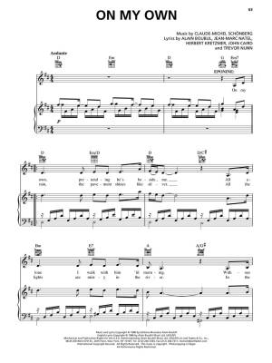 Les Miserables (Updated Edition) - Boublil/Schonberg - Piano/Voix/Guitare - Livre