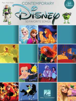 Contemporary Disney: 50 Favorite Songs (3rd Edition) - Piano/Vocal/Guitar - Book