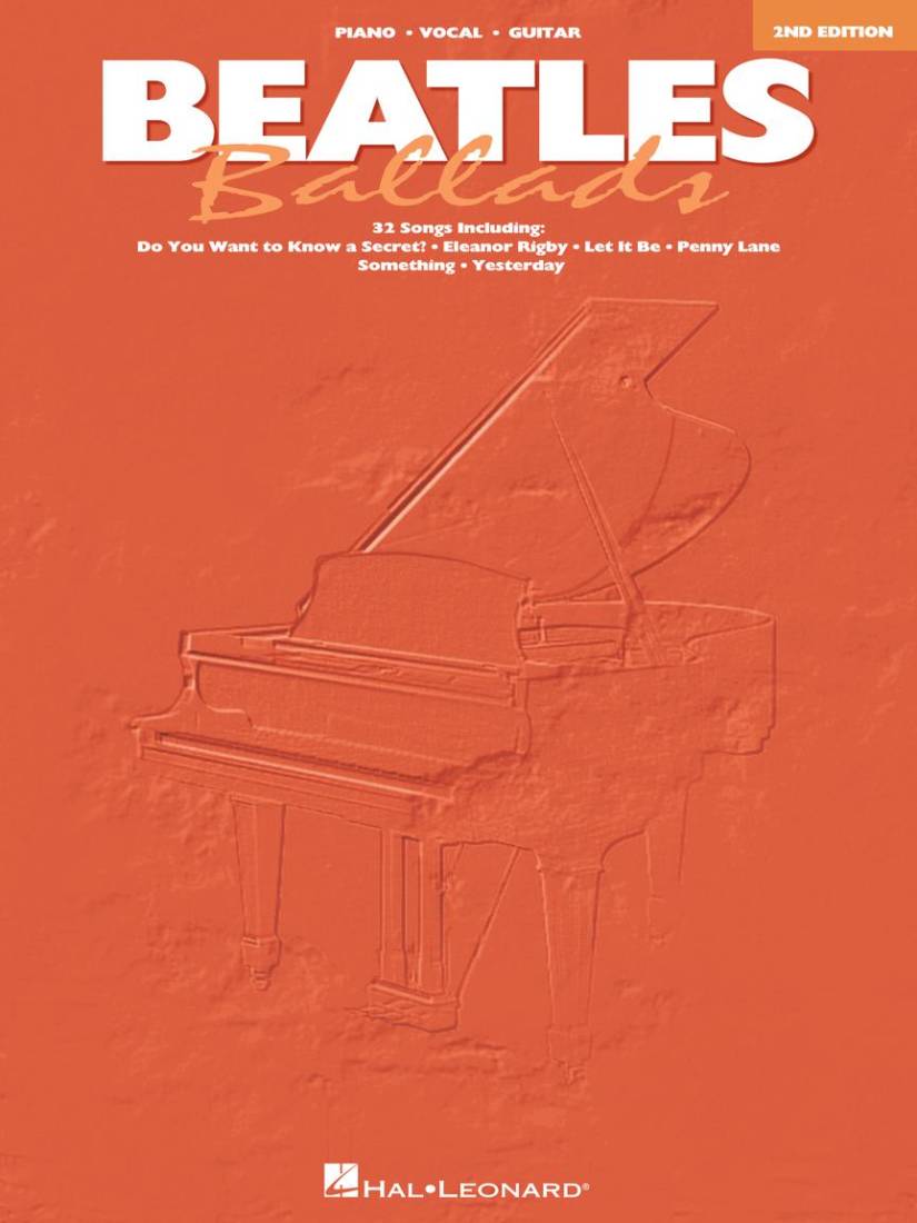 Beatles Ballads (2nd Edition) - Piano/Vocal/Guitar - Book