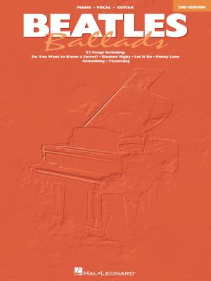 Hal Leonard - Beatles Ballads (2nd Edition) - Piano/Vocal/Guitar - Book