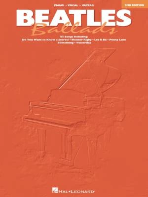 Hal Leonard - Beatles Ballads (2nd Edition) - Piano/Vocal/Guitar - Book