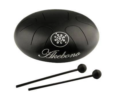 Steel Tongue Drum, Akebono Tuning - Black