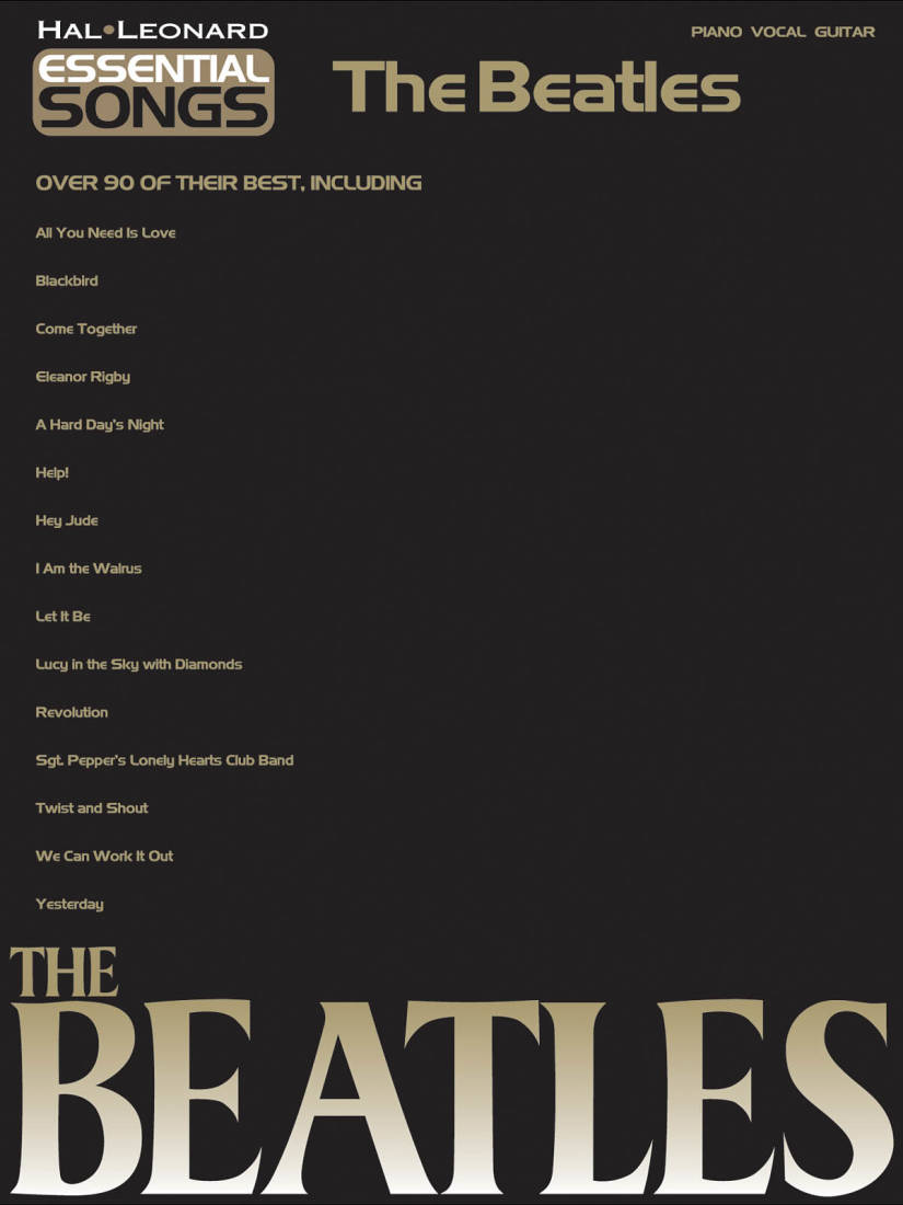 Essential Songs: The Beatles - Piano/Vocal/Guitar - Book