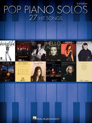 Hal Leonard - Pop Piano Solos: 27 Hit Songs (2nd Edition) - Piano - Book