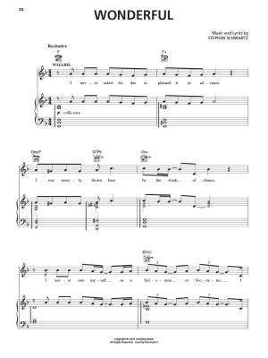 Wicked - Schwartz - Piano/Voix/Guitare - Livre
