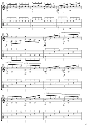 Matteo Carcassi: 25 Melodious and Progressive Studies, op. 60 - Brandoni - Guitar TAB - Book/DVD