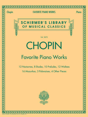 Favorite Piano Works - Chopin - Piano - Book