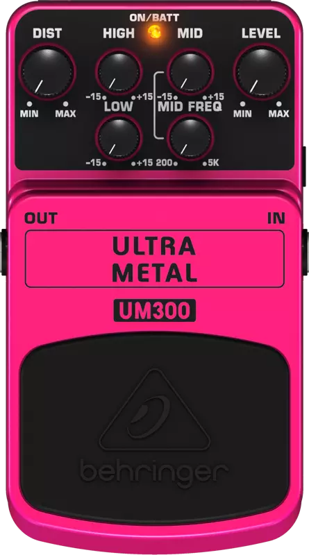 Ultra Metal Distortion Effects Pedal