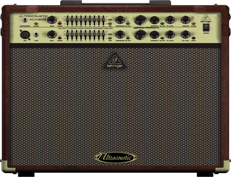 180 Watt 2 Channel Stereo Acoustic Amplifier