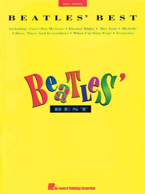 Hal Leonard - Beatles Best - Big-Note Piano - Book