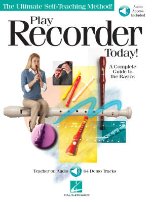 Play Recorder Today: A Complete Guide to the Basics - Recorder - Book/Audio Online