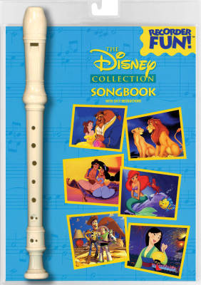 Hal Leonard - The Disney Collection - Recorder - Book/Recorder Pack