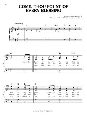 First 50 Hymns You Should Play on Piano - Easy Piano - Book