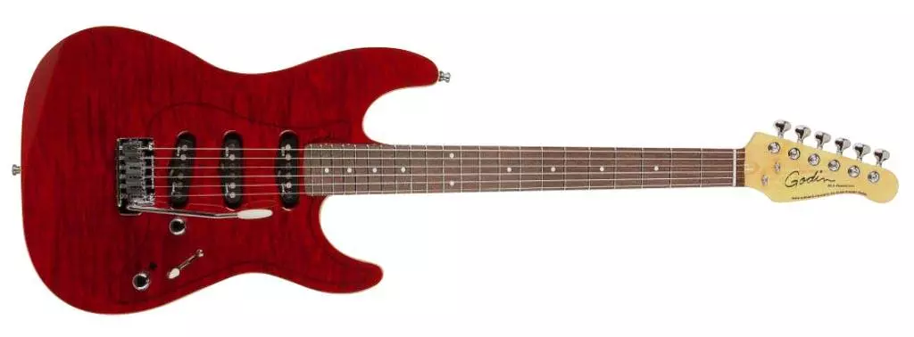 Passion RG-3 Electric Guitar - Trans Red Flame RN