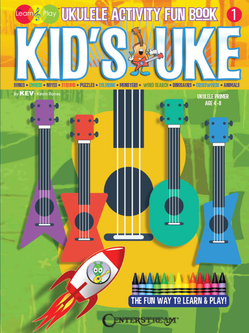 Kid\'s Uke: Ukulele Activity Fun Book 1 - Rones - Ukulele - Book