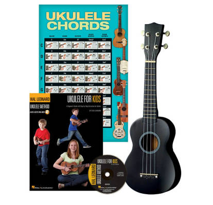 Ukulele for Kids Starter Pack - Johnson - Soprano Ukulele/Book & CD/Poster