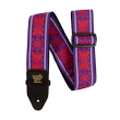 Ernie Ball - Royal Flush Red Jacquard Strap