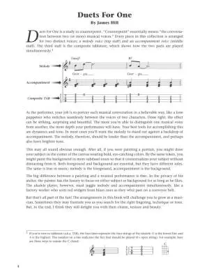 Jumpin\' Jim\'s Ukulele Masters: James Hill Duets for One - Beloff - Ukulele TAB - Book/Audio Online
