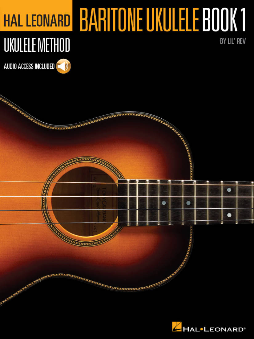 Hal Leonard Baritone Ukulele Method, Book 1 - Lil\' Rev - Baritone Ukulele - Book/Audio Online