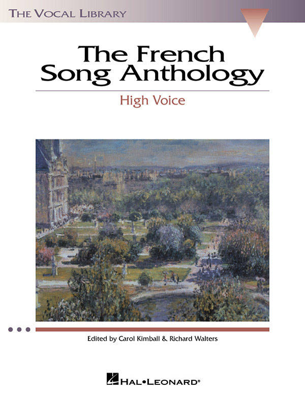 The French Song Anthology: The Vocal Library - Walters/Kimball - High Voice - Book