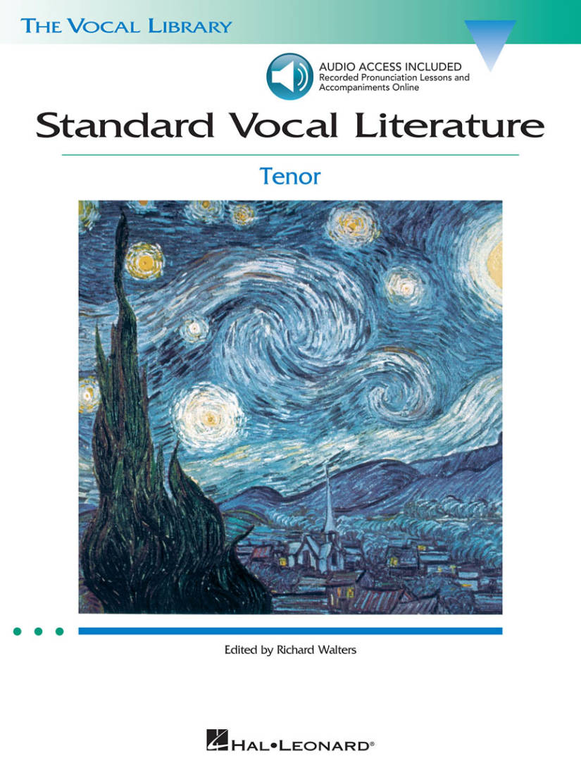 Standard Vocal Literature: An Introduction to Repertoire - Walters - Tenor Voice - Book/Audio Online