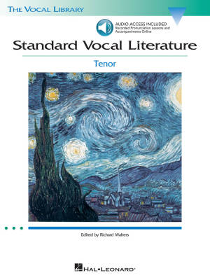 Hal Leonard - Standard Vocal Literature: An Introduction to Repertoire - Walters - Tenor Voice - Book/Audio Online