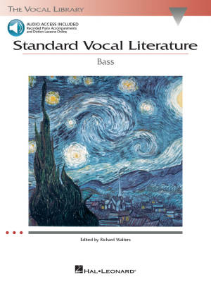 Hal Leonard - Standard Vocal Literature: An Introduction to Repertoire - Walters - Bass Voice - Book/Audio Online