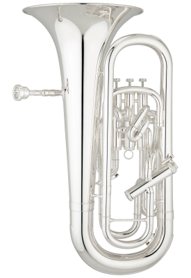 Q Series Compensating Bb Euphonium with 11.5\'\' Bell - Silver-Plated