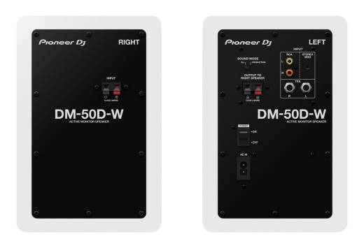 DM-50D-W 5-inch Desktop Monitor System (Pair) - White