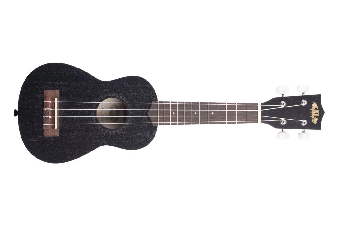 Satin Mahogany Soprano Ukulele - Black