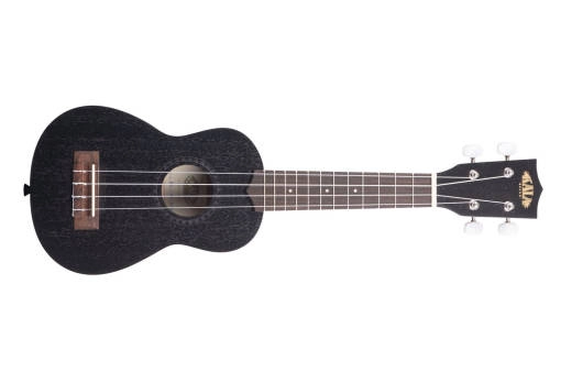 Kala - Satin Mahogany Soprano Ukulele - Black