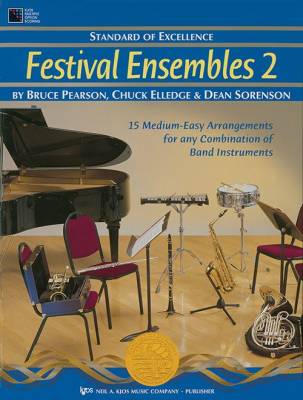 Standard of Excellence: Festival Ensembles Book 2 - Pearson /Elledge /Sorenson - Drums/Timpani/Auxiliary Percussion - Book