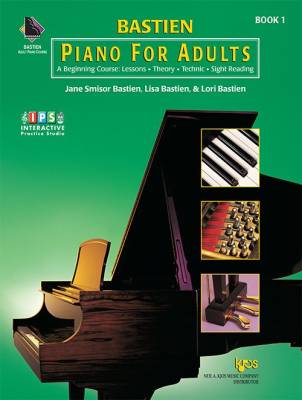 Kjos Music - Bastien Piano For Adults, Book 1 - Piano - Livre/Audio en ligne (IPS)
