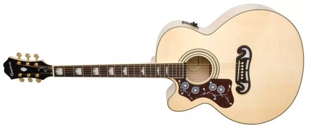 Jumbo Left Handed Acoustic/Electric - Natural