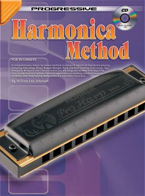 Koala Music Publications - Progressive Harmonica Method For Beginners - Johnson - Harmonica - Book/CD