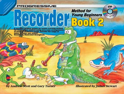 Progressive Recorder Method For Young Beginners, Book 2 - Turner - Recorder - Book/CD/Video Online