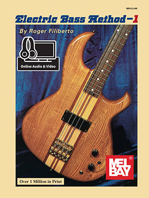 Electric Bass Method Volume 1 - Filiberto - Bass Guitar - Book/Audio, Video Online