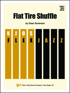 Kjos Music - Flat Tire Shuffle - Sorenson - Jazz Ensemble - Gr. 1
