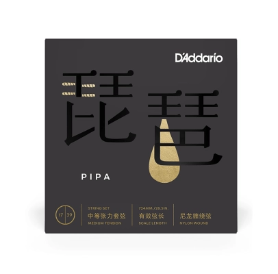 DAddario - Medium Tension Pipa Sting Set - 17-39