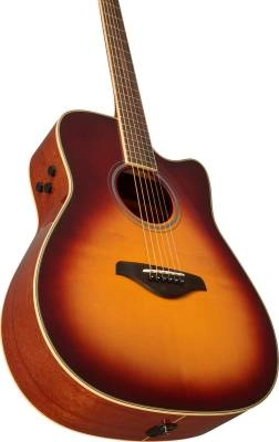 FG TransAcoustic Cutaway Acoustic Guitar  - Brown Sunburst