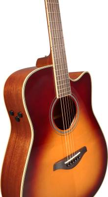 FG TransAcoustic Cutaway Acoustic Guitar  - Brown Sunburst