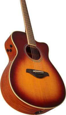 FS TransAcoustic Folk Cutaway Acoustic Guitar - Brown Sunburst