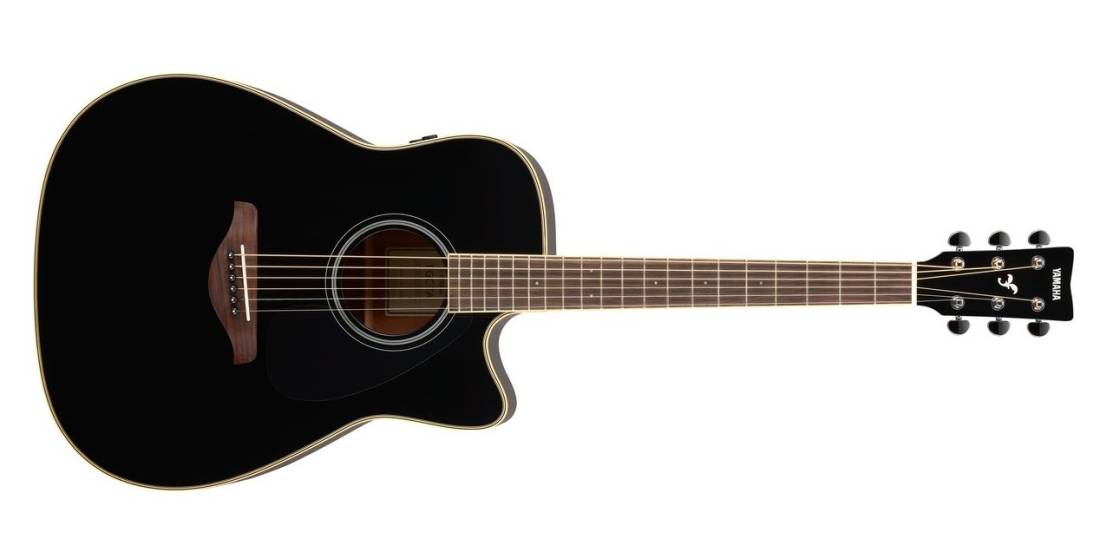 FG TransAcoustic Cutaway Acoustic Guitar - Black