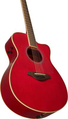 FS TransAcoustic Folk Cutaway Acoustic Guitar - Ruby Red